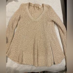 Anthropologie Women’s Moth sweater with zipper detail